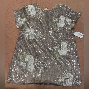 ARULA sequin mini dress. Size XL (10-12). NWT.